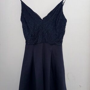 Charlotte Russe Navy Lace Dress